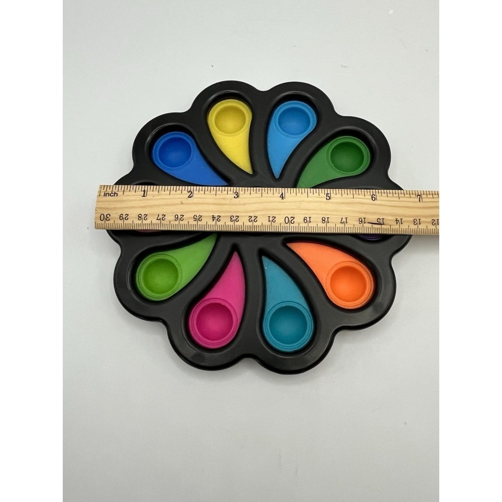 Colorful Hardshell Popit Fun, And Helpful With Colors Fidget Toy - Picture 3 of 3